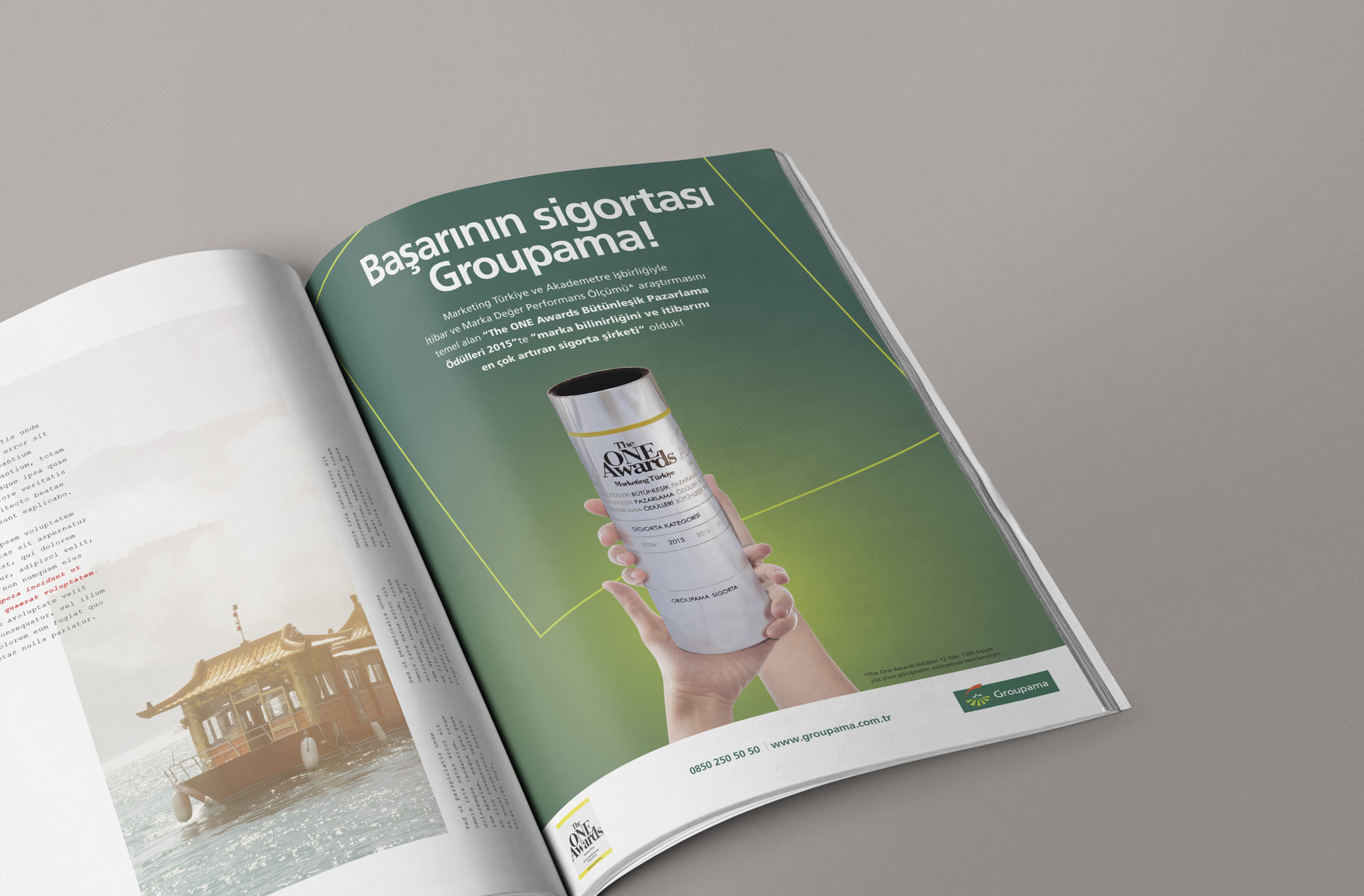 Groupama The One Awards ödül ilanı